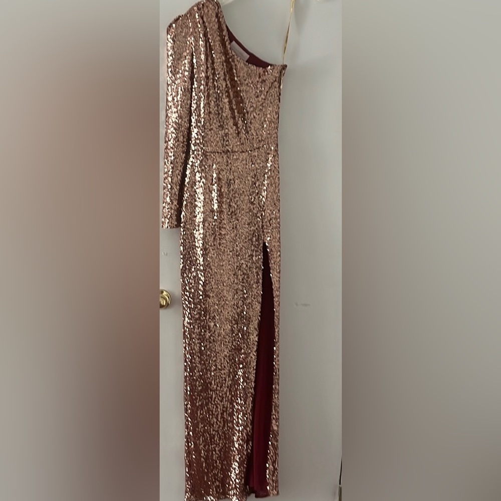 Bronx and Branco Sequence evening gown